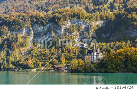 Beautiful scenery of Lake Brienz, Switzerland 58194724