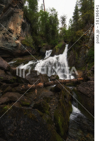 Waterfall in Altai Mountains Waterfall in Altai Mountains 58196641