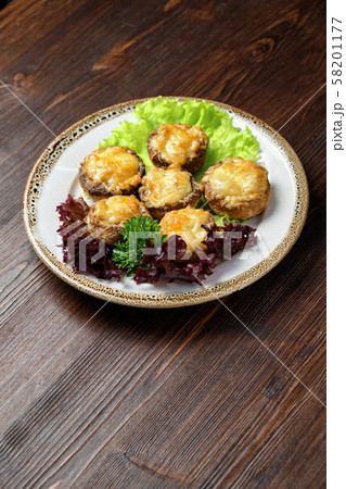 Stuffed champignons . catering menu 58201177