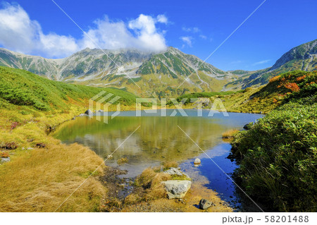 立山とミドリガ池 58201488