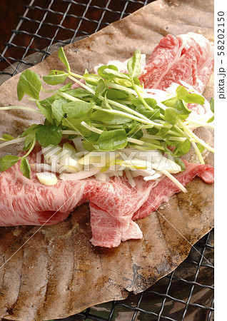 朴葉焼き 肉料理 朴葉焼き 肉料理 58202150
