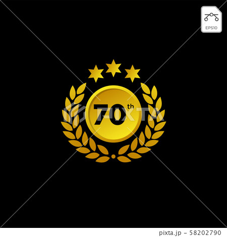anniversary emblem 1-99 gold luxury vector anniversary emblem 1-99 gold luxury vector 58202790