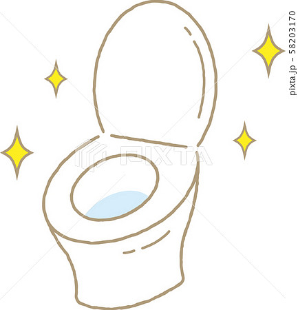 きれいなトイレのイラスト素材