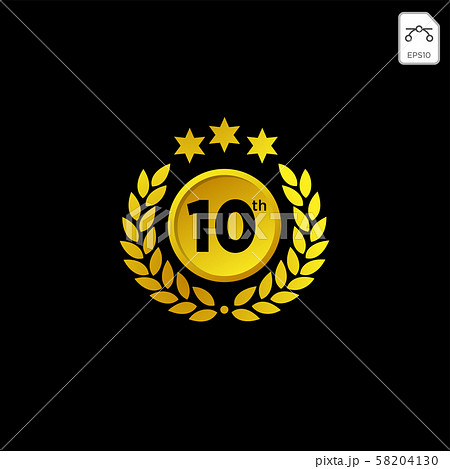 anniversary emblem 1-99 gold luxury vector anniversary emblem 1-99 gold luxury vector 58204130