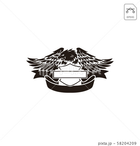 Harley Davidson Emblem Or Logo Symbol Vectorのイラスト素材 5049