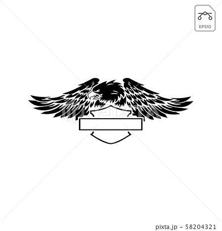 Harley Davidson Emblem Or Icon Abstract Vectorのイラスト素材