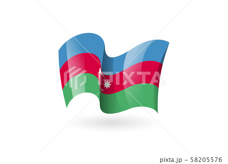 waving flag vector icon, national symbol, 58205576