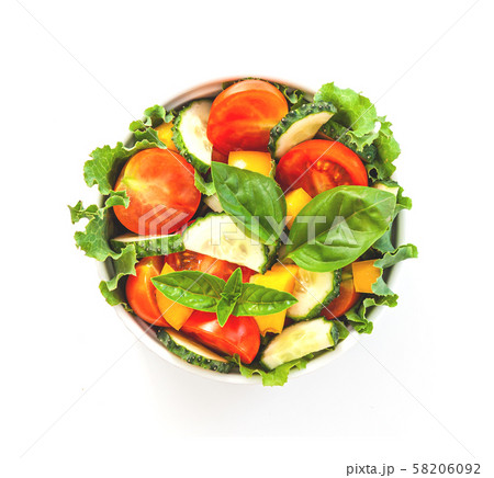Healthy vegetable greek salad Healthy vegetable greek salad 58206092