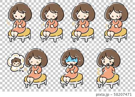 妊娠中の女性 58207471