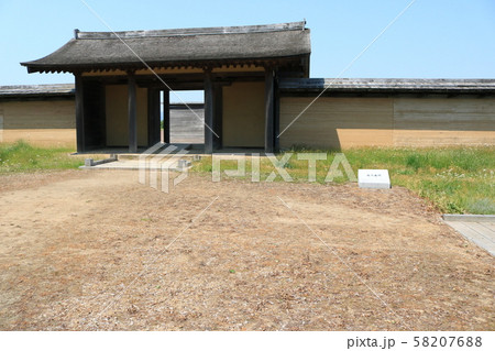 志波城古代公園、政庁南門 58207688
