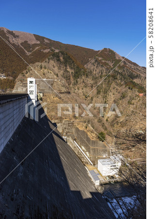 【奥多摩湖　水力発電】 58208641