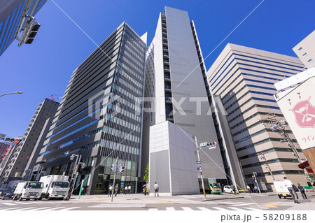 名古屋市　中村区　名駅　泥江町通 　名駅四交差点　名古屋クロスコートタワー　ウインクあいち 58209188