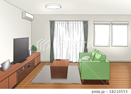 漫画風ペン画イラスト 住宅 マンションのイラスト素材