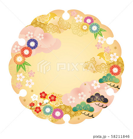 カット 和風素材55のイラスト素材