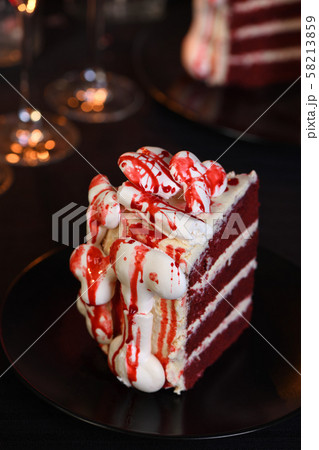 Creepy cake on Halloween 58213859