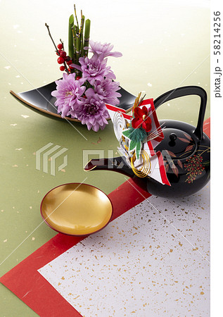 和風素材 58214256