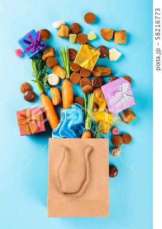 Dutch holiday Sinterklaas background Dutch holiday Sinterklaas background 58216773