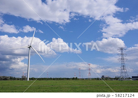 風力発電　　北海道 58217124