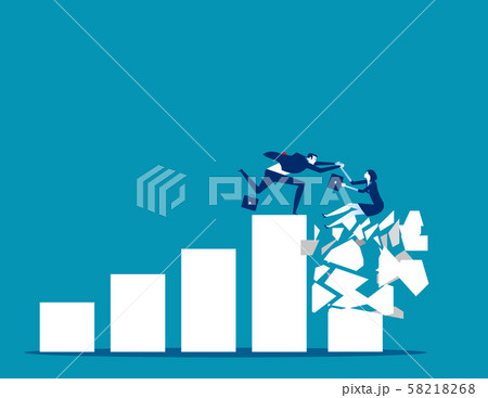 Helping business team, Concept business vector, Helping business team, Concept business vector, 58218268