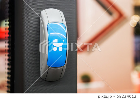 stop button modern and comfortable interior of the city bus stop button modern and comfortable interior of the city bus 58224012