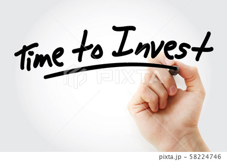 Hand writing Time to Invest with marker Hand writing Time to Invest with marker 58224746