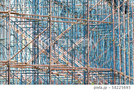 Temporary scaffolding for construction works at 58225693