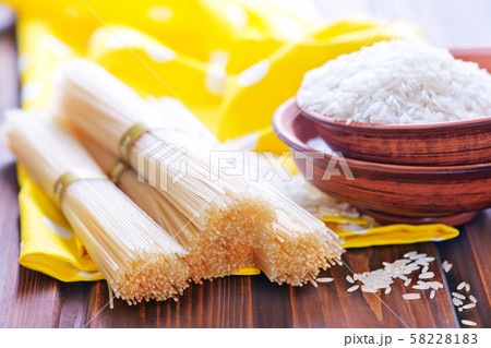 rice noodles rice noodles 58228183