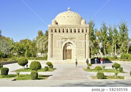 シルクロード　ウズベキスタン・ブハラのイスマーイール・サーマーニー廟 58230556