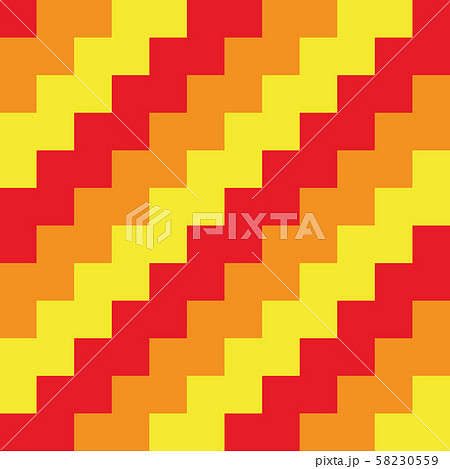 Abstract three color seamless background chevron pattern. Vector illustration 58230559