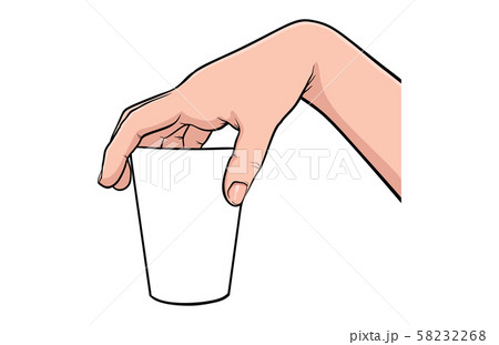 Hand gesture comic book pop art isolated 58232268