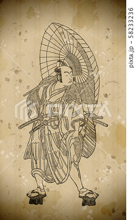 浮世絵　歌舞伎役者　その46　vintage 58233236