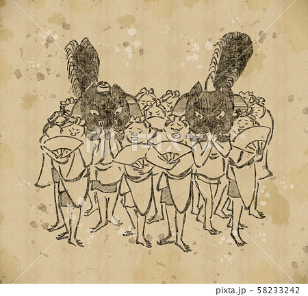 浮世絵　町人　その31　vintage 58233242