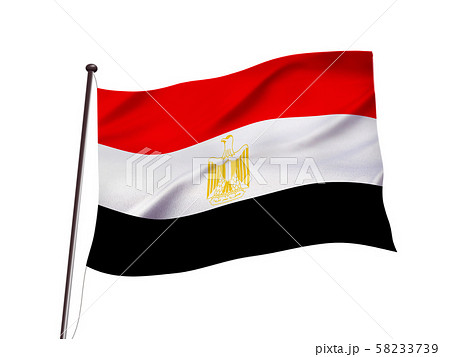 エジプトの国旗イメージ 58233739