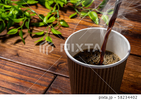 ホットコーヒー 58234402
