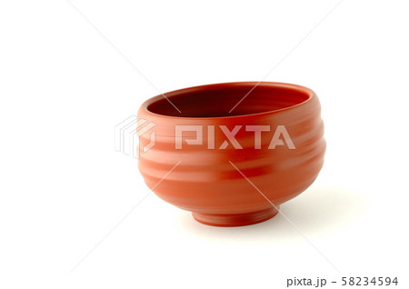 常滑焼朱泥の抹茶茶碗 常滑焼朱泥の抹茶茶碗 58234594