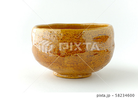 大樋焼　飴釉の抹茶茶碗 58234600