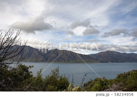 View of Lake Hawea,Makarora,New Zealand View of Lake Hawea,Makarora,New Zealand 58234956