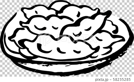 枝豆手描き筆タッチイラストのイラスト素材 58235285 Pixta