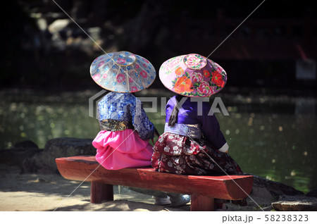 韓服 全貌 帽子 58238323