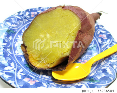 スプーンで食べる美味しい焼き芋(紅天使) 58238504