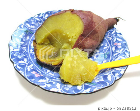 スプーンで食べる美味しい焼き芋(紅天使) 58238512