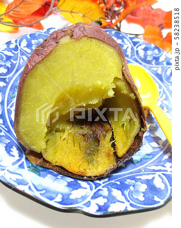 スプーンで食べる美味しい焼き芋(紅天使) 58238518