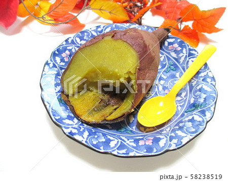 スプーンで食べる美味しい焼き芋(紅天使) 58238519