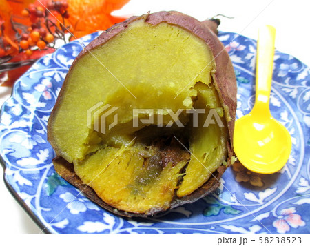 スプーンで食べる美味しい焼き芋(紅天使) 58238523