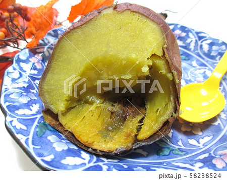 スプーンで食べる美味しい焼き芋(紅天使) 58238524