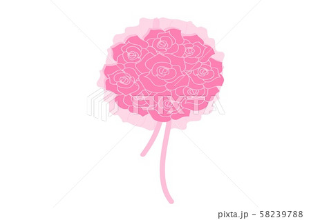 Cute wedding bouquet on white background. Cute wedding bouquet on white background. 58239788