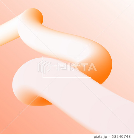 抽象 曲線 カーブ 58240748