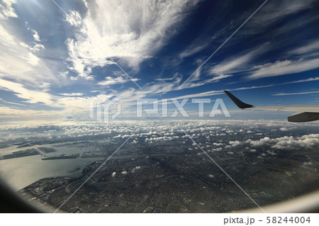 東京上空 東京上空 58244004