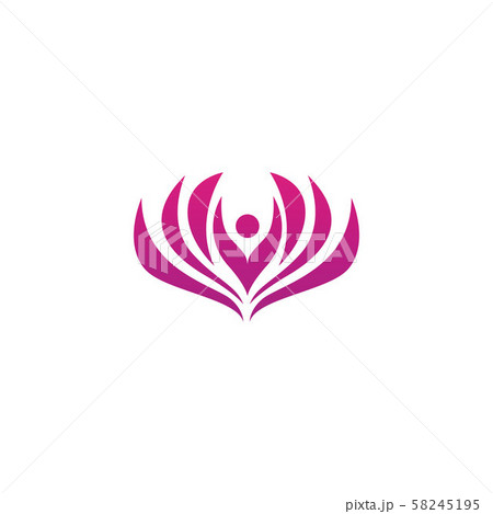 Beauty Vector lotus icon Beauty Vector lotus icon 58245195