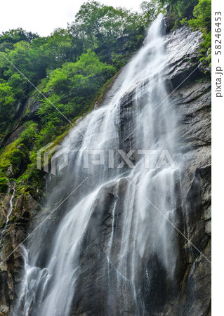 新緑の北精進ヶ滝 58246453